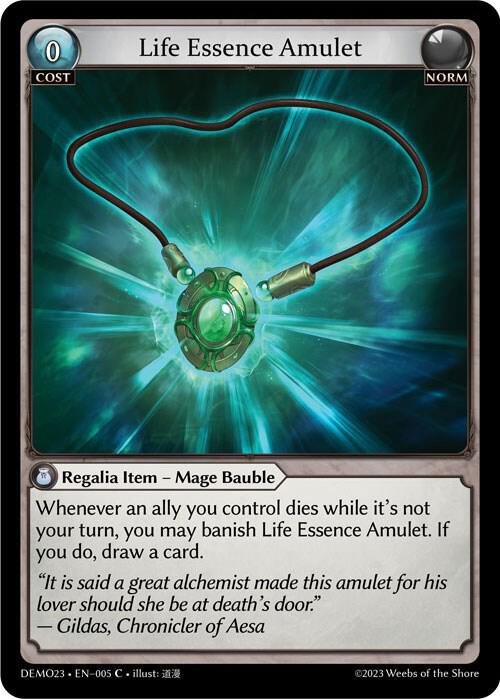 Life Essence Amulet