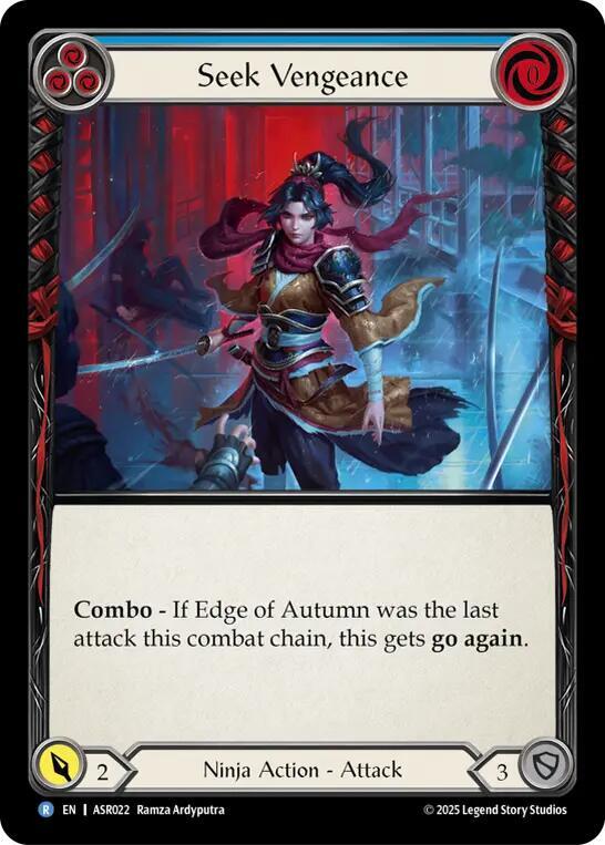 Seek Vengeance (Blue)