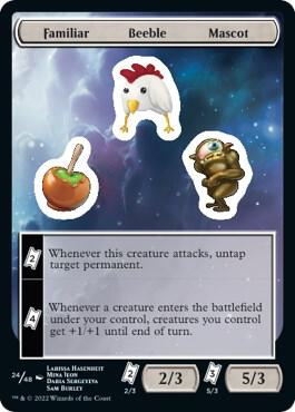Familiar Beeble Mascot