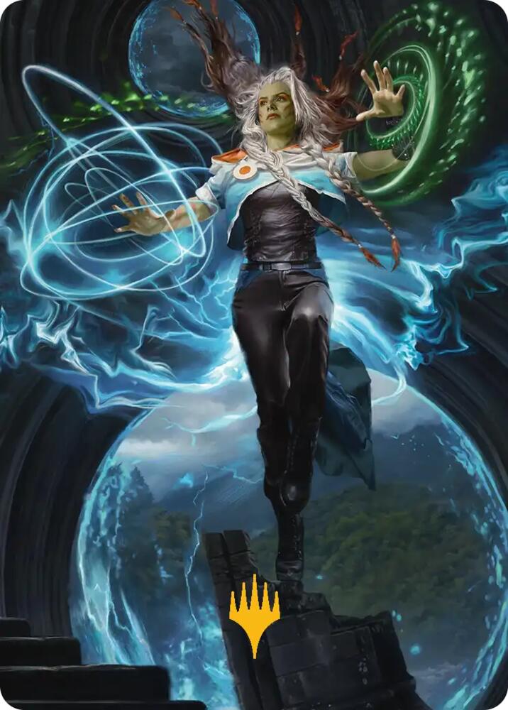 Tam, the Possibility Art Card (Gold-Stamped) [Art Series: Reality Fracture]