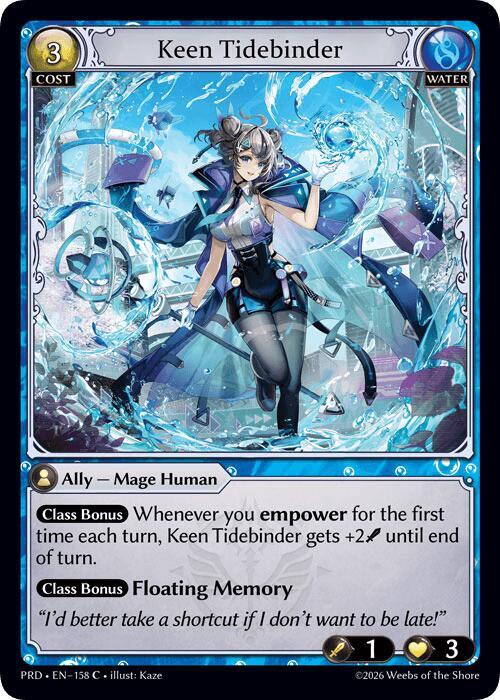 Keen Tidebinder (Interference Curio Foil) [.asphodel/paradise]