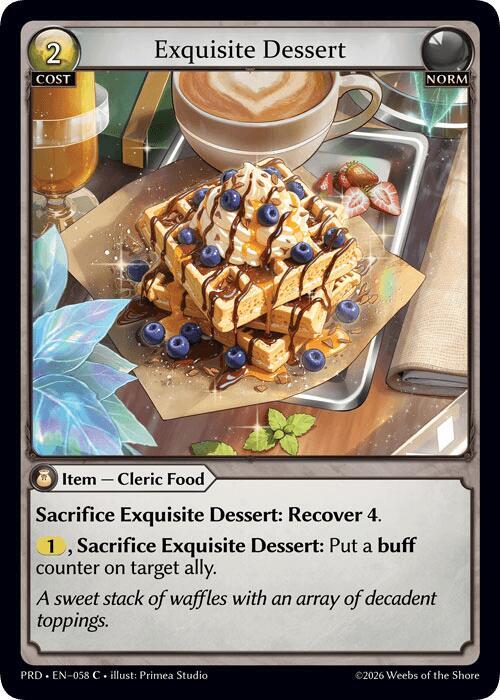Exquisite Dessert (Interference Curio Foil) [.asphodel/paradise]
