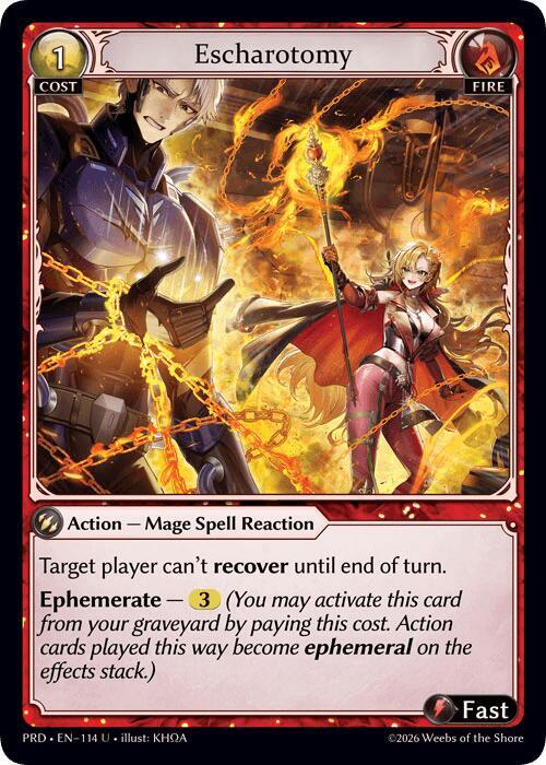 Escharotomy (Interference Curio Foil)