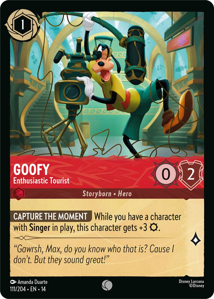 Goofy - Enthusiastic Tourist