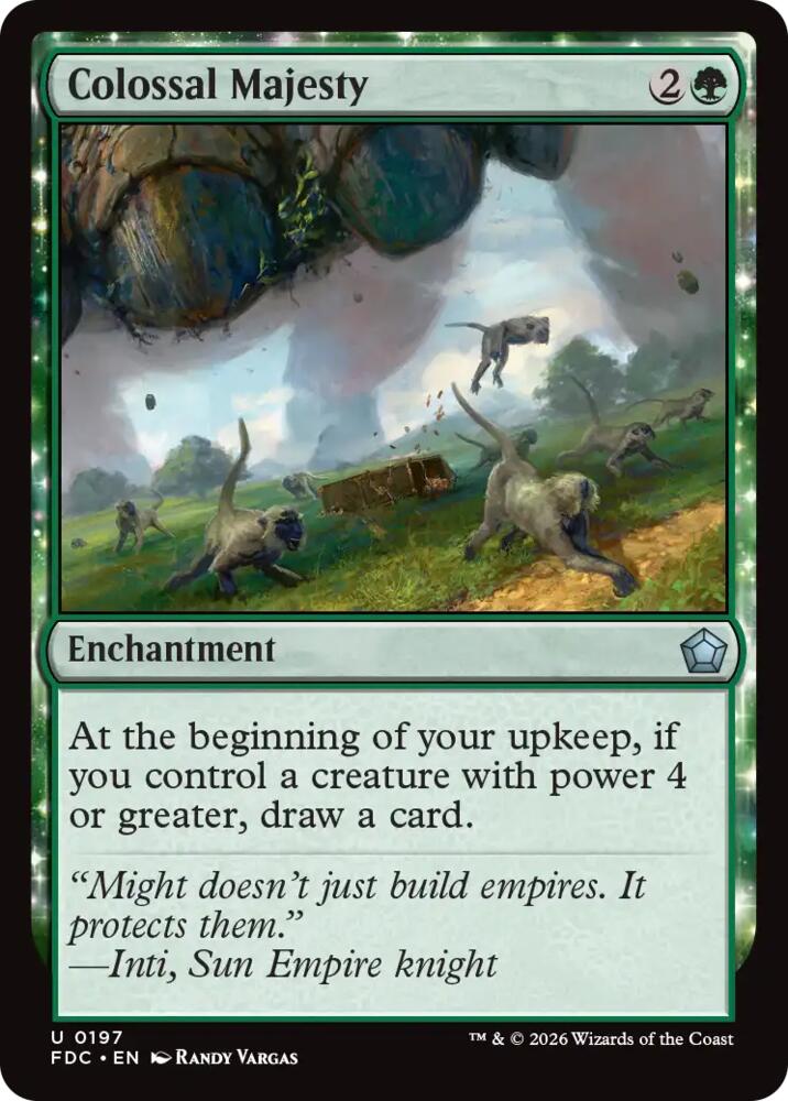 Colossal Majesty [Commander: Foundations]