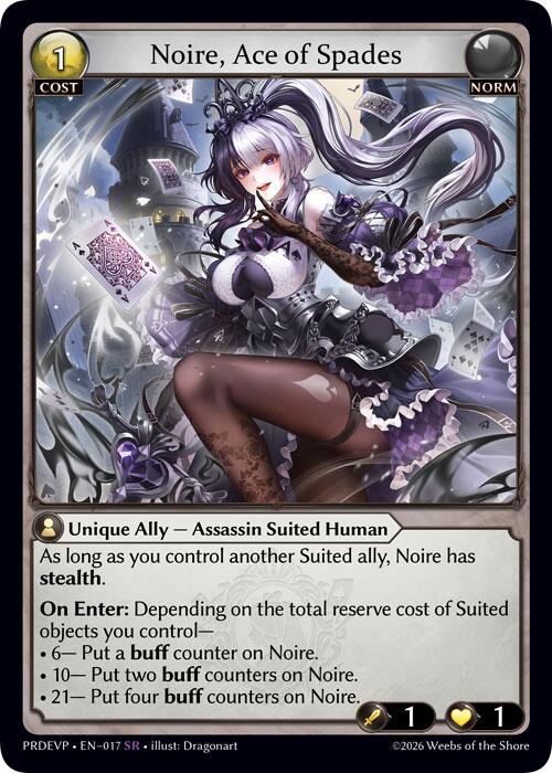 Noire, Ace of Spades [.asphodel/paradise Event Pack]
