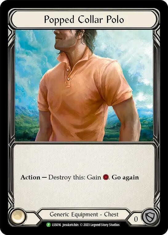 Popped Collar Polo - LSS016