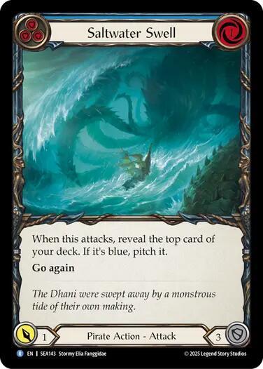 Saltwater Swell (Blue)