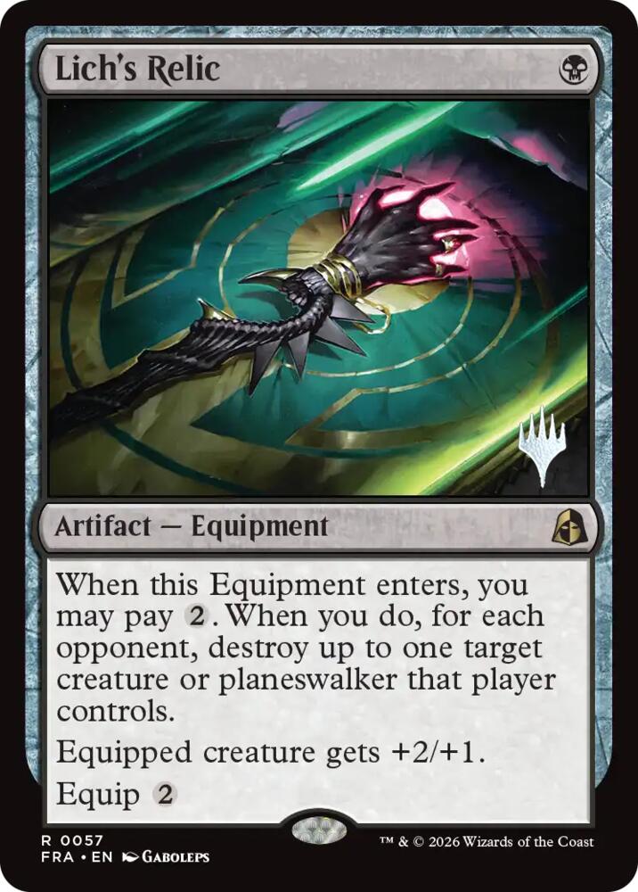 Lich's Relic [Promo Pack: Reality Fracture]