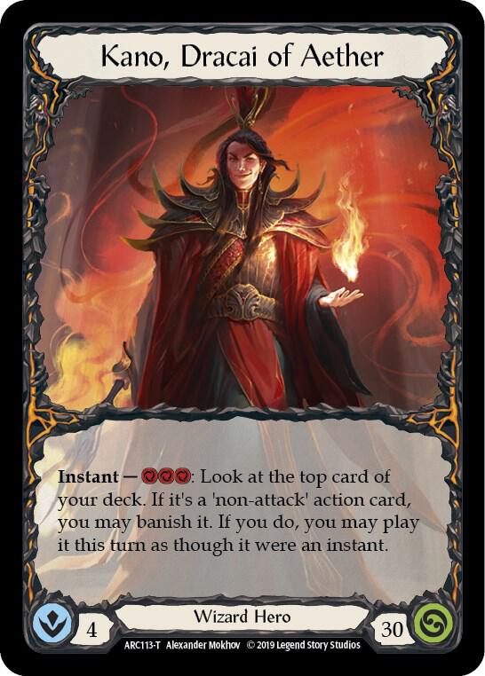 Kano, Dracai of Aether // Nebula Blade