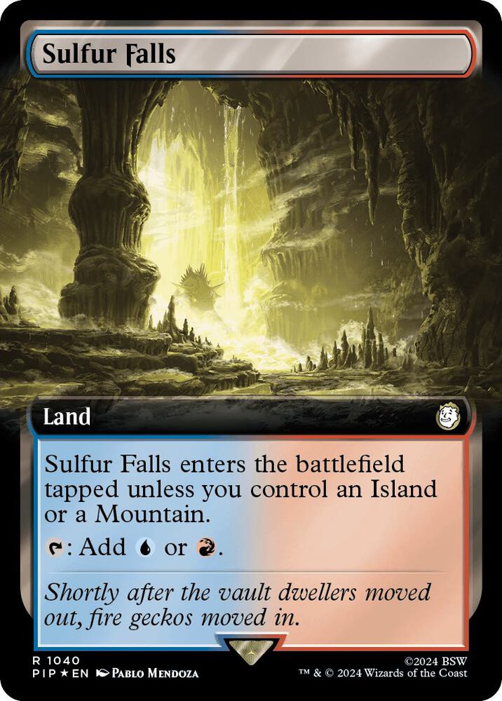 Sulfur Falls (Extended Art) (Surge Foil)