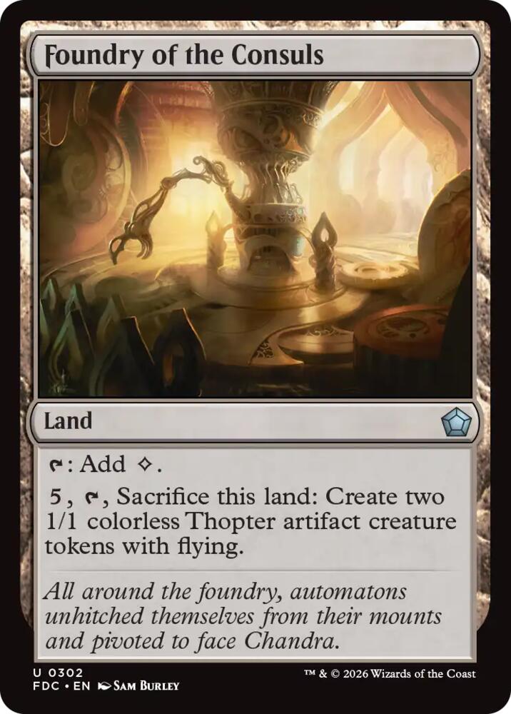 Foundry of the Consuls [Commander: Foundations]