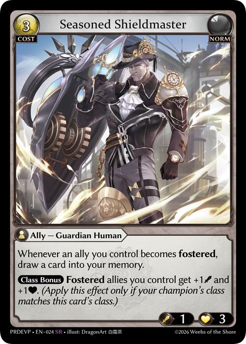 Seasoned Shieldmaster [.asphodel/paradise Event Pack]