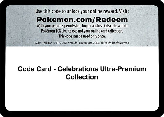 Code Card - Celebrations Ultra-Premium Collection
