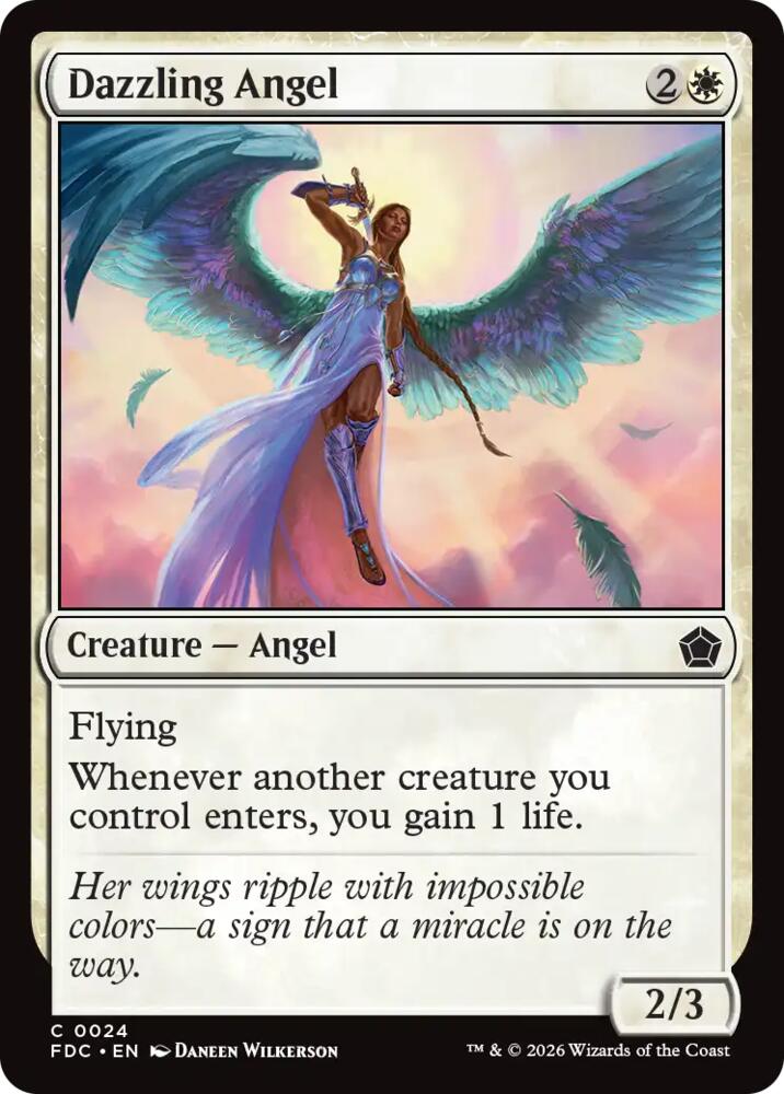 Dazzling Angel [Commander: Foundations]