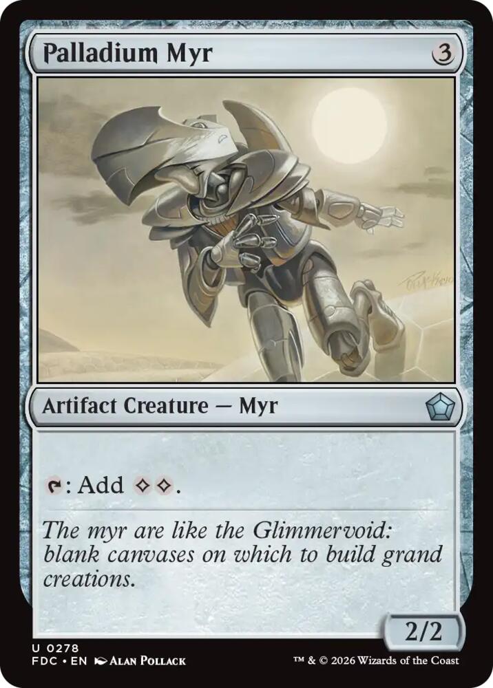 Palladium Myr [Commander: Foundations]