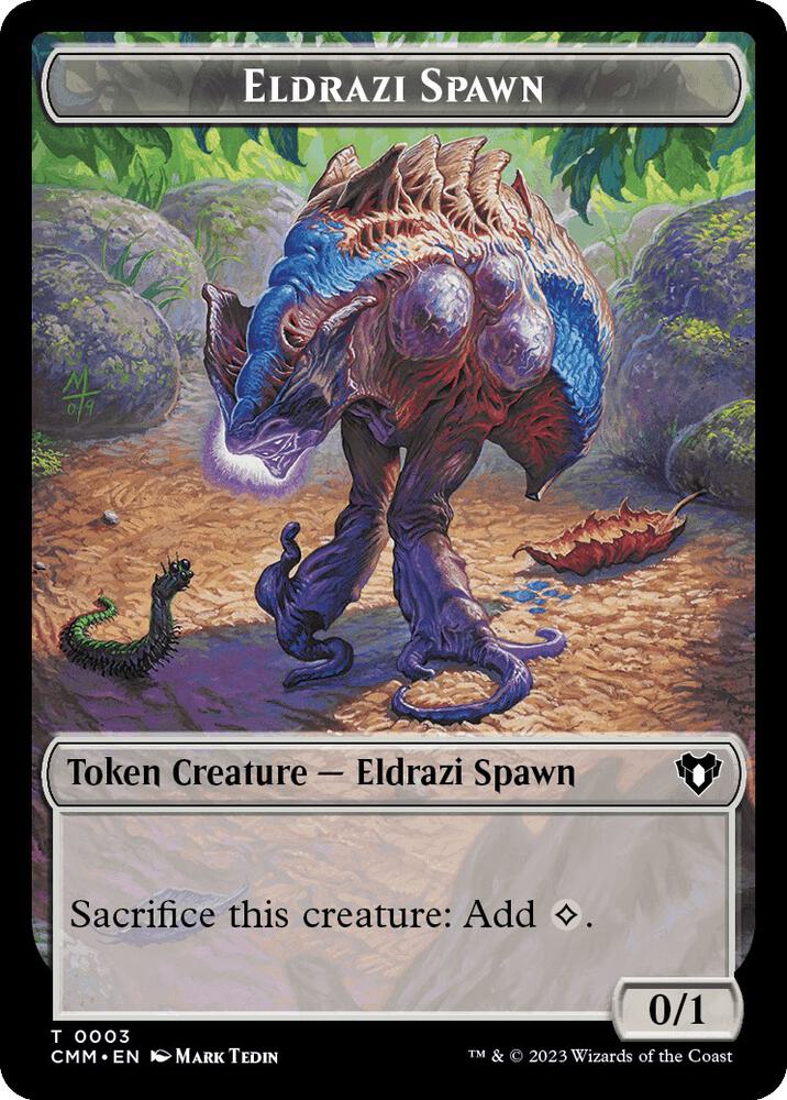 Eldrazi Spawn // Construct (0042) Double-Sided Token