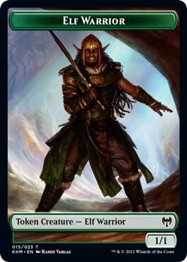 Elf Warrior // Shapeshifter Double-Sided Token