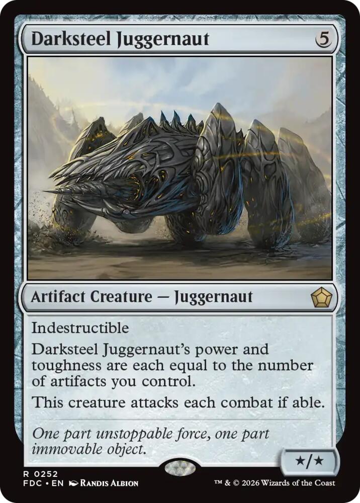 Darksteel Juggernaut [Commander: Foundations]