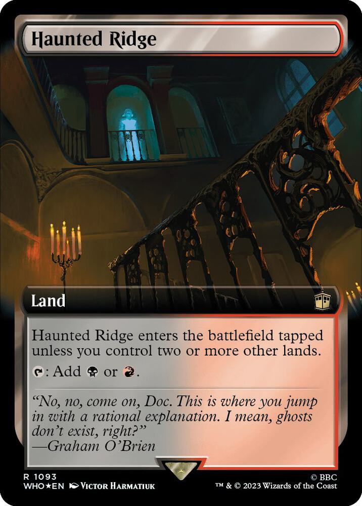 Haunted Ridge (Extended Art) (Surge Foil)