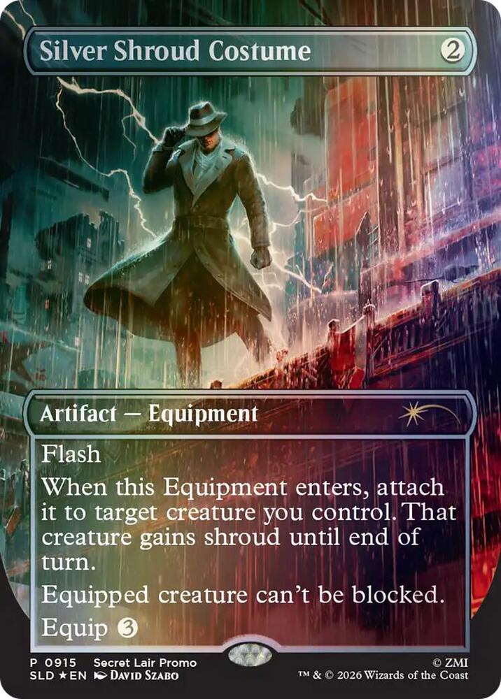Silver Shroud Costume