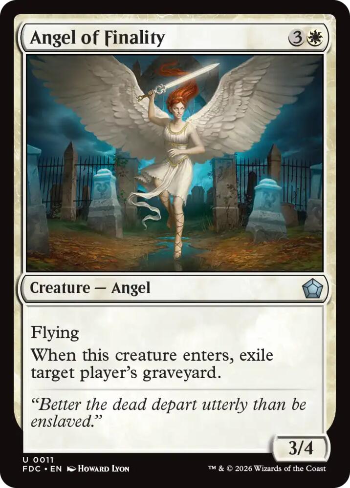 Angel of Finality [Commander: Foundations]