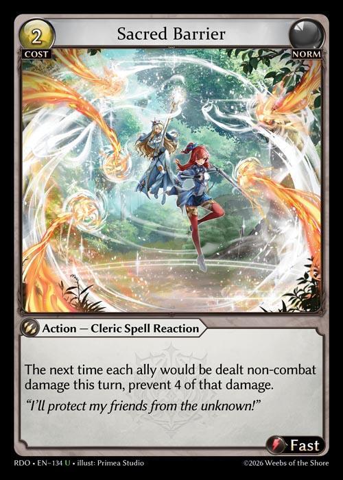 Sacred Barrier (Curio Foil)