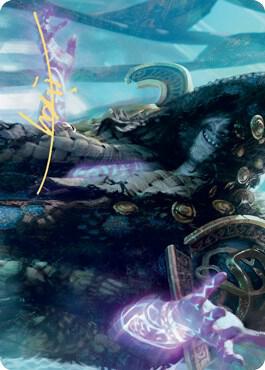 Valki, God of Lies Art Card (Gold-Stamped Signature)