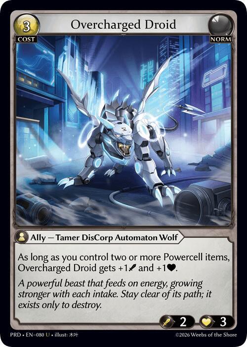 Overcharged Droid (Interference Curio Foil)