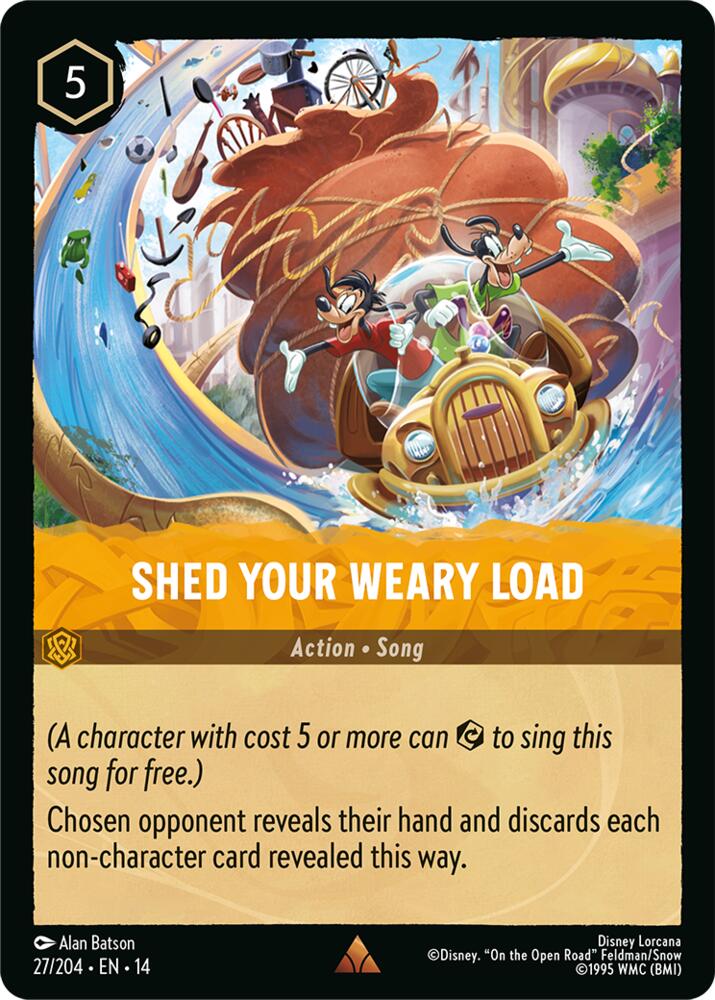 Shed Your Weary Load