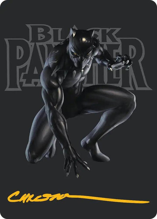 Black Panther, Hope Enduring Art Card (Gold-Stamped Signature)