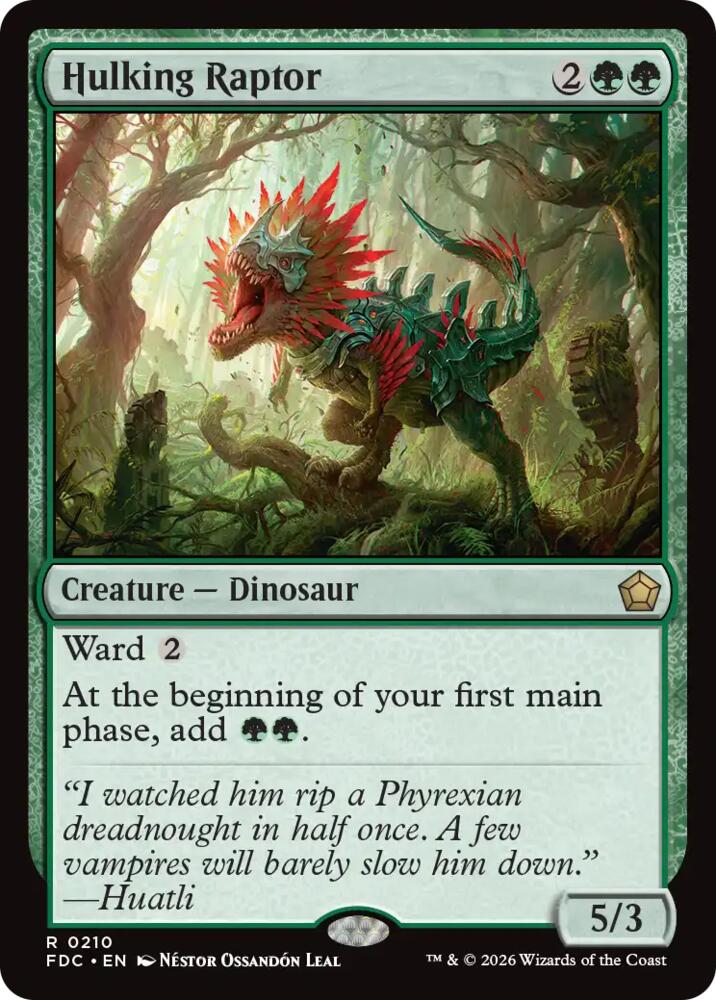 Hulking Raptor [Commander: Foundations]