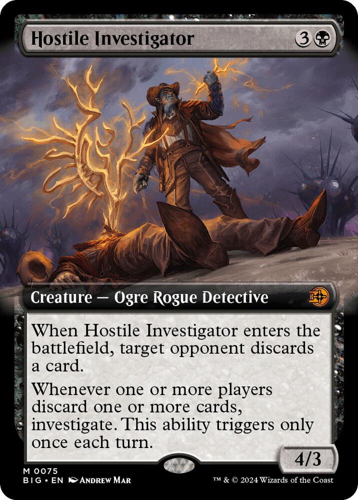 Hostile Investigator (Extended Art)