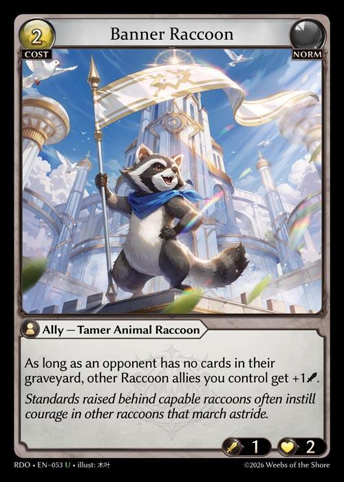 Banner Raccoon (Curio Foil)
