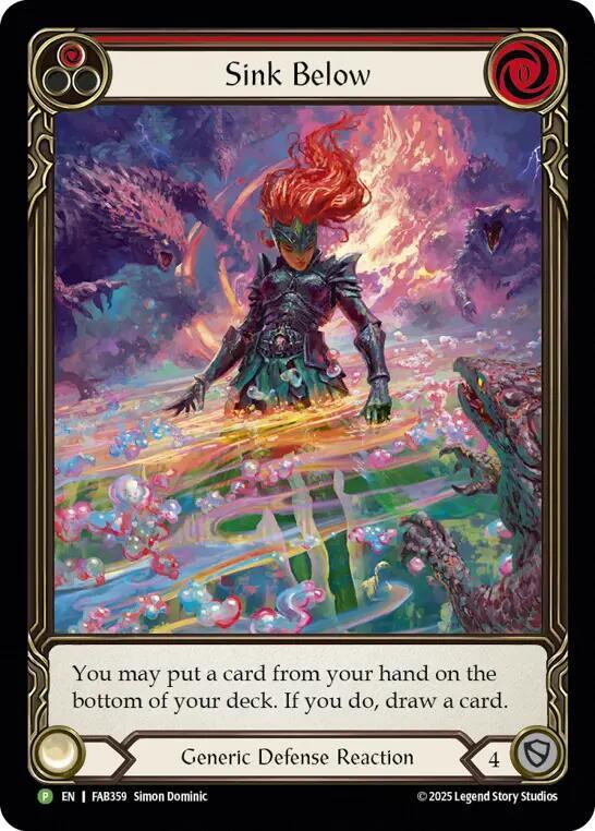 Sink Below (Red) - FAB359