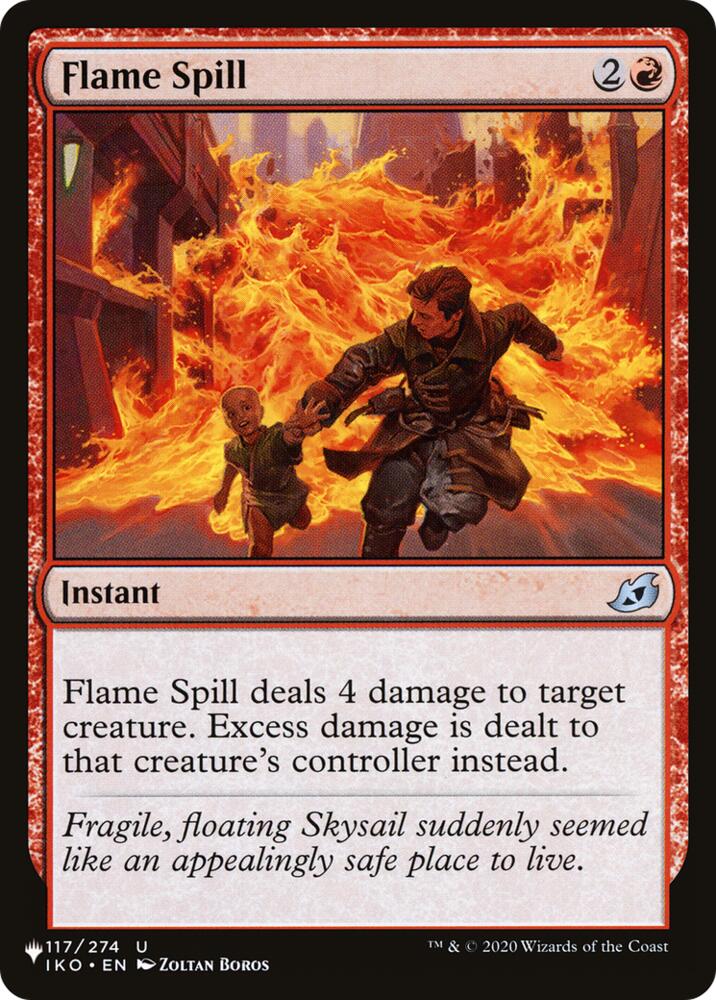Flame Spill [The List Reprints]