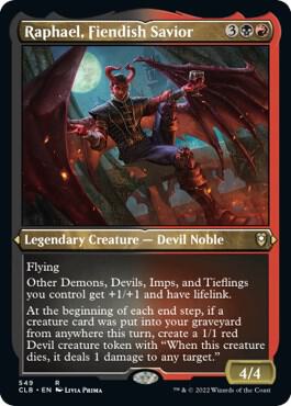 Raphael, Fiendish Savior (Foil Etched)