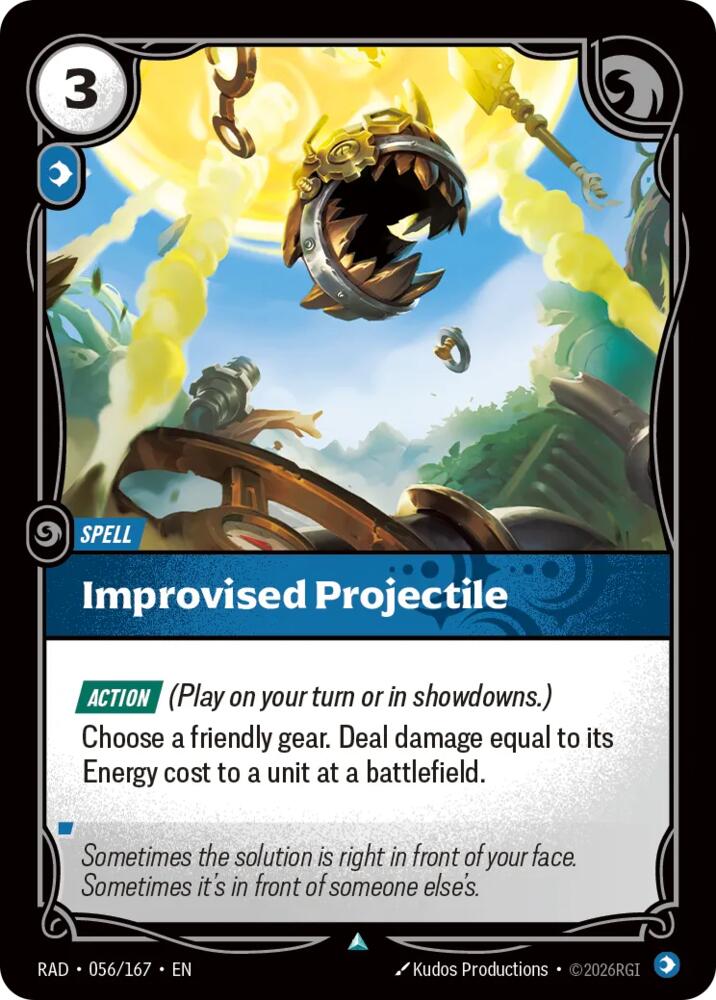 Improvised Projectile