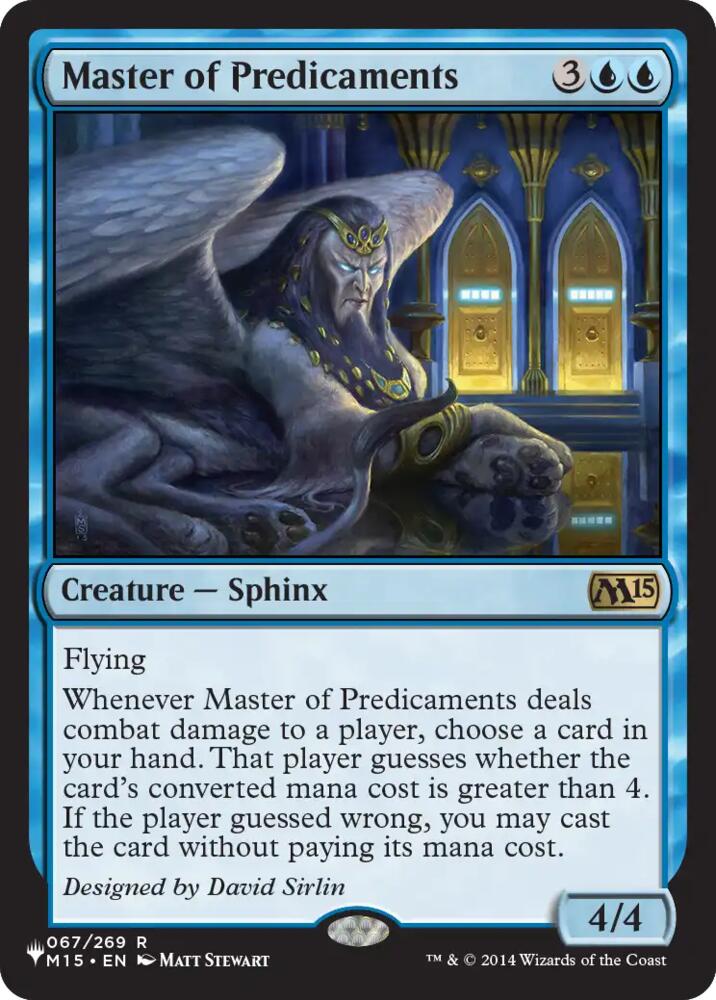 Master of Predicaments [The List Reprints]