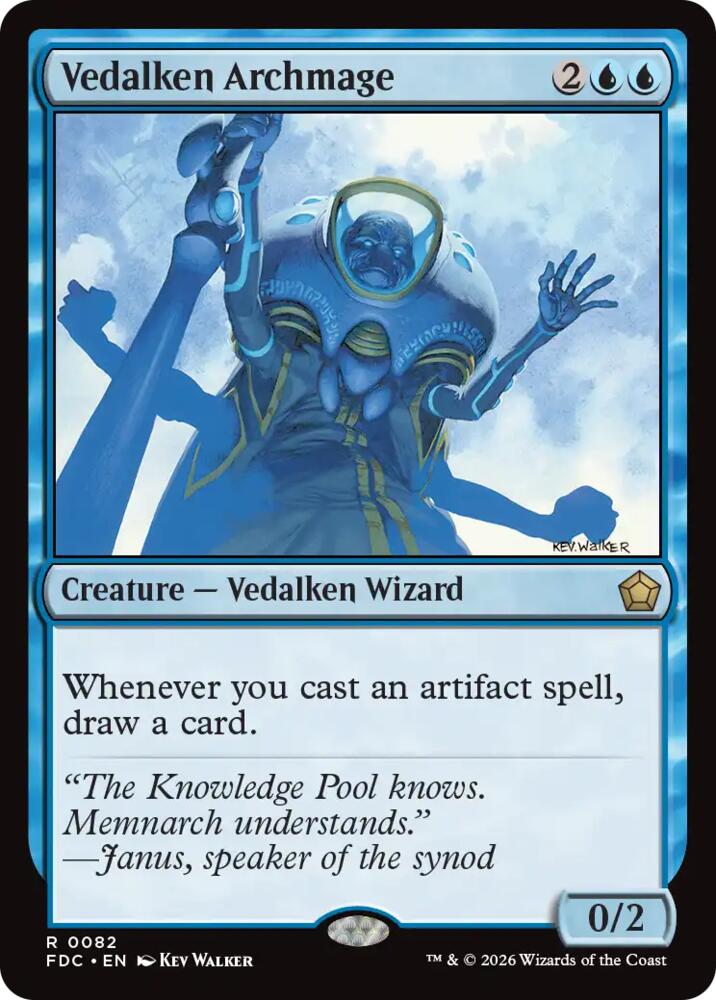 Vedalken Archmage [Commander: Foundations]