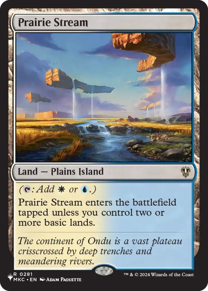 Prairie Stream [The List Reprints]